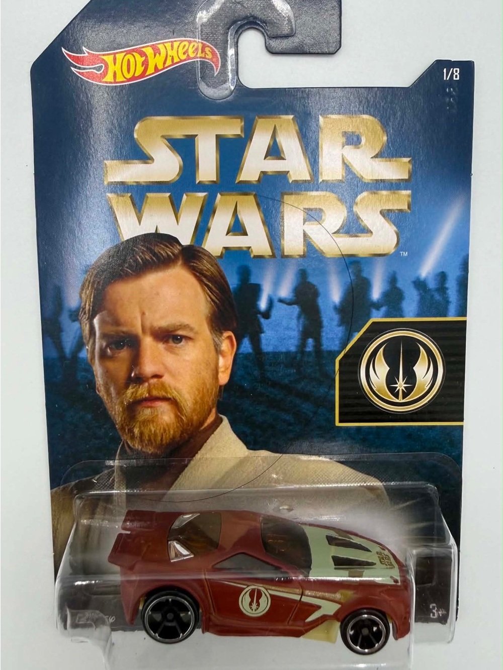 Hot Wheels Disney Star Wars Scorcher 1/8 Jedi Order Walmart Exclusive Red 2015